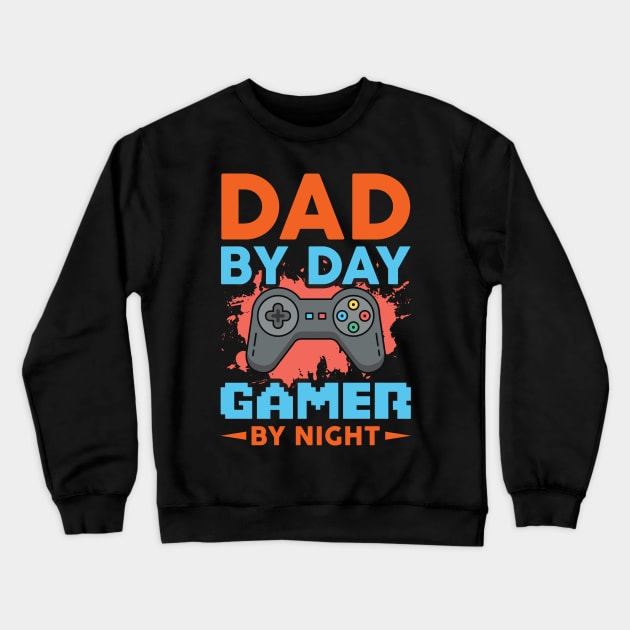 Dad by Day Crewneck Sweatshirt by busines_night